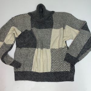 Vintage Erika Silk/angora/nylon turtleneck sweater size large